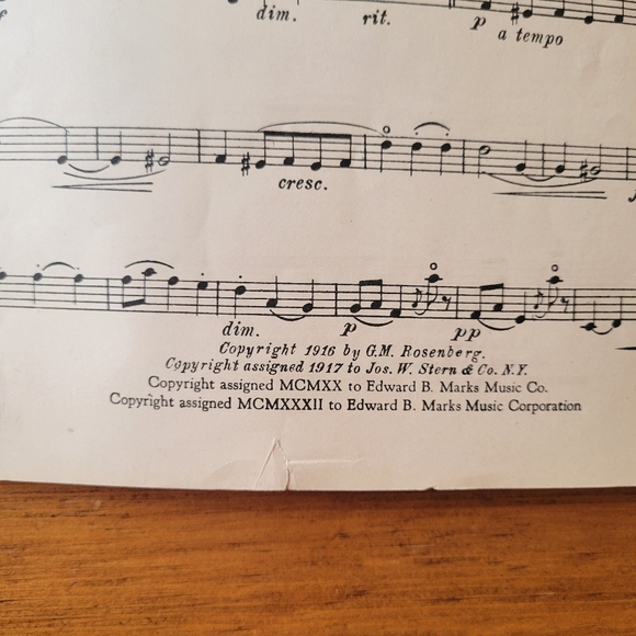 Vintage Antique 1930s Radio City Album Violin Piano Duets Sheet Music 16 Songs - Picture 5 of 8